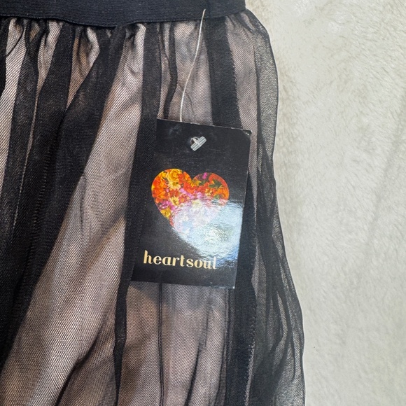 Haertsoul Skirt Womens Size Large Black Pink Whimsigoth Feminine Mini Ballet - Picture 2 of 8
